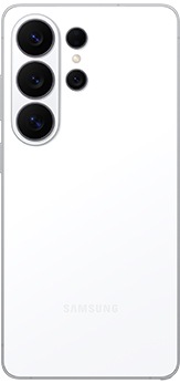 Galaxy S26 в цвете Белый, вид сзади.