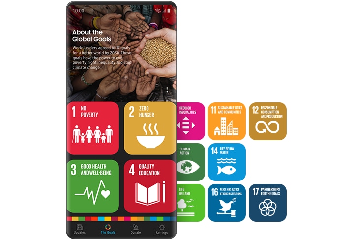 Samsung Global Goals | Ứng Dụng Và Dịch Vụ | Samsung Việt Nam