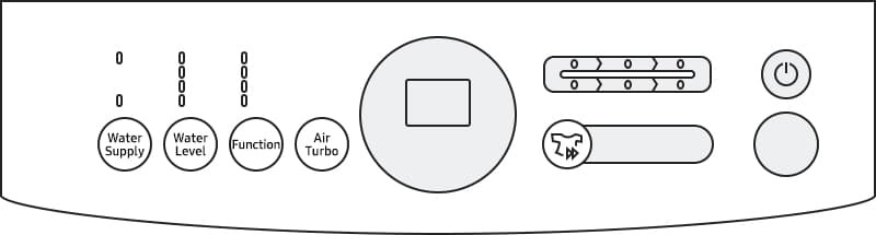 washing course of the top load washing machine