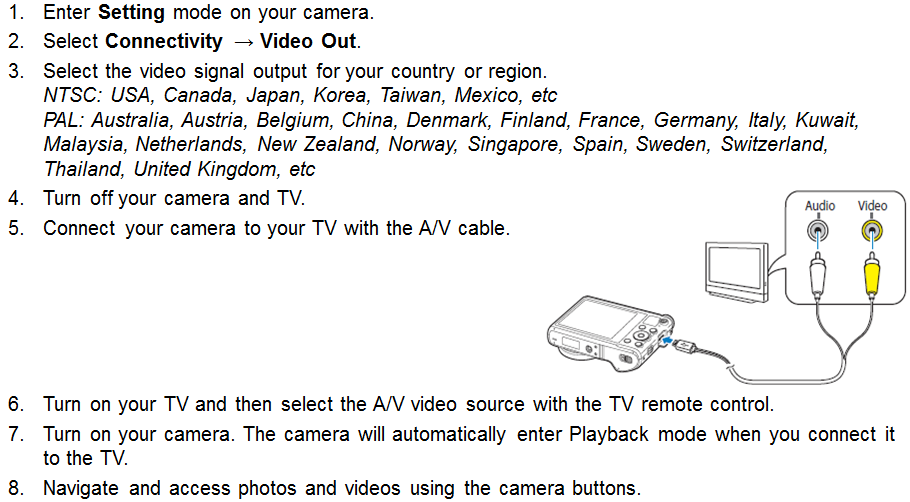 DI Connecting to a TV