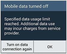 How do I monitor data usage on my Samsung Galaxy Note3?
