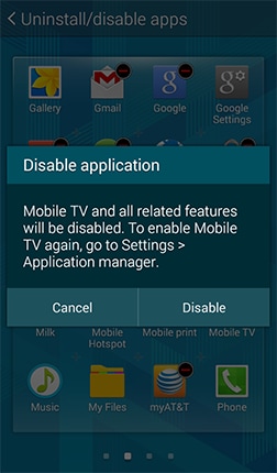 Disable application Screen Shot