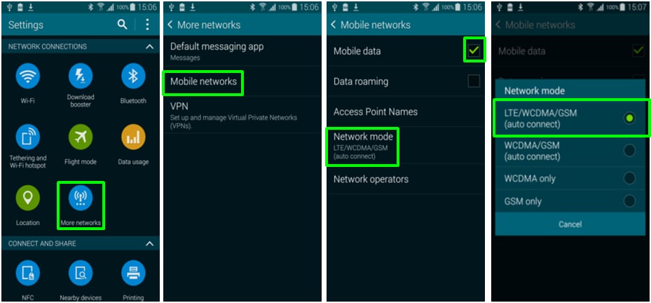 GS5 - Connect to a Mobile Network