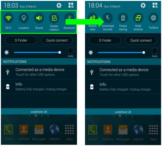 GS5 - Scroll Quick Buttons