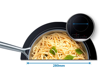 Taque de cuisson à induction Samsung NZ84F7NC6AB/EF 80 cm