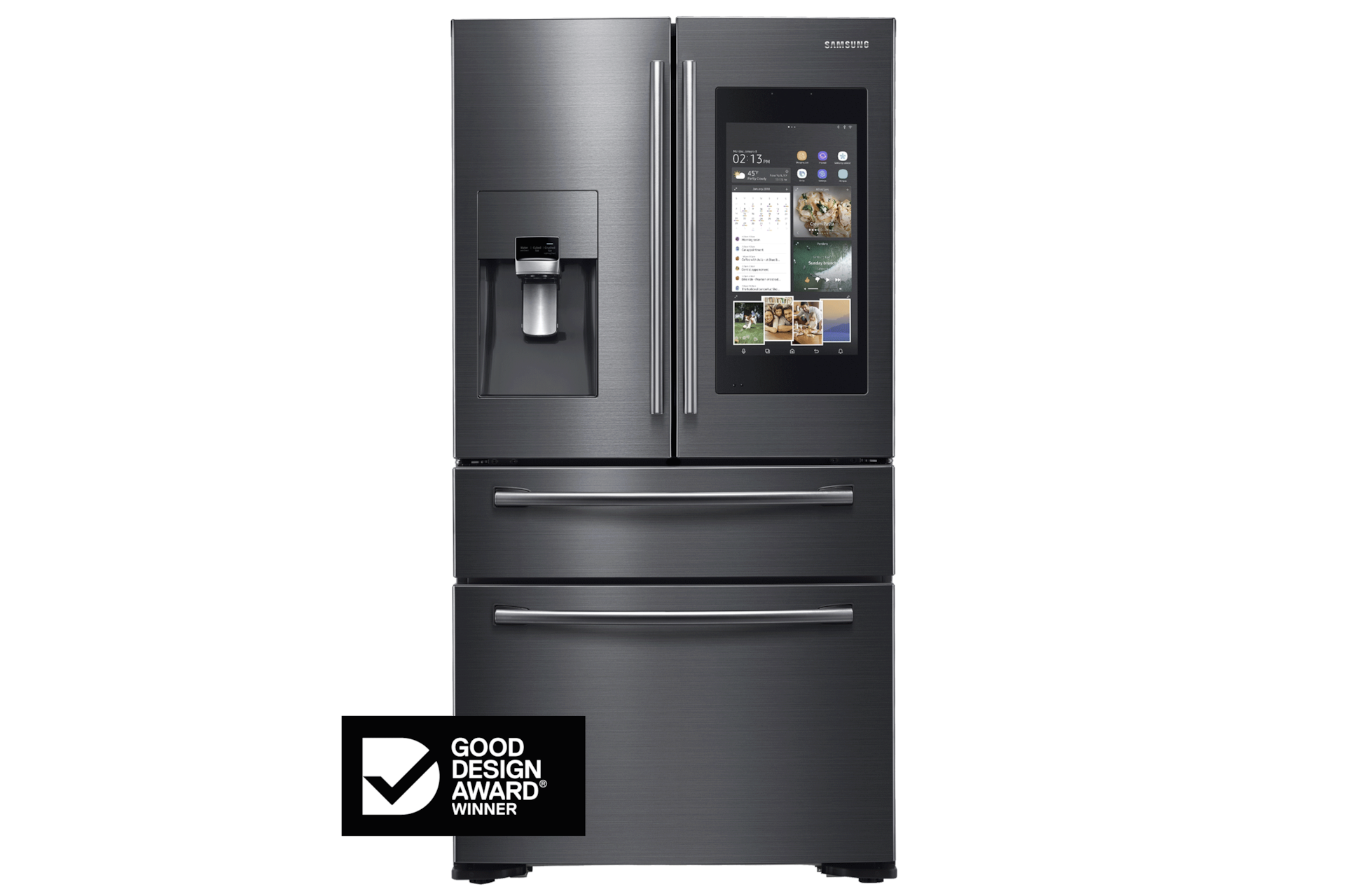 Samsung family hub 671l french outlet door fridge freezer