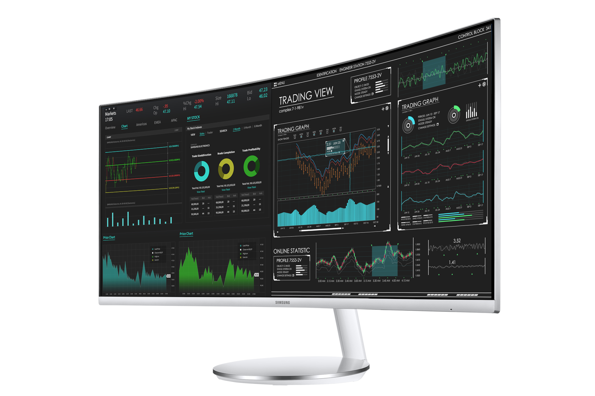 Samsung 34 inch Thunderbolt 3 Curved Monitor, 21:9 Wide Screen | Samsung AU