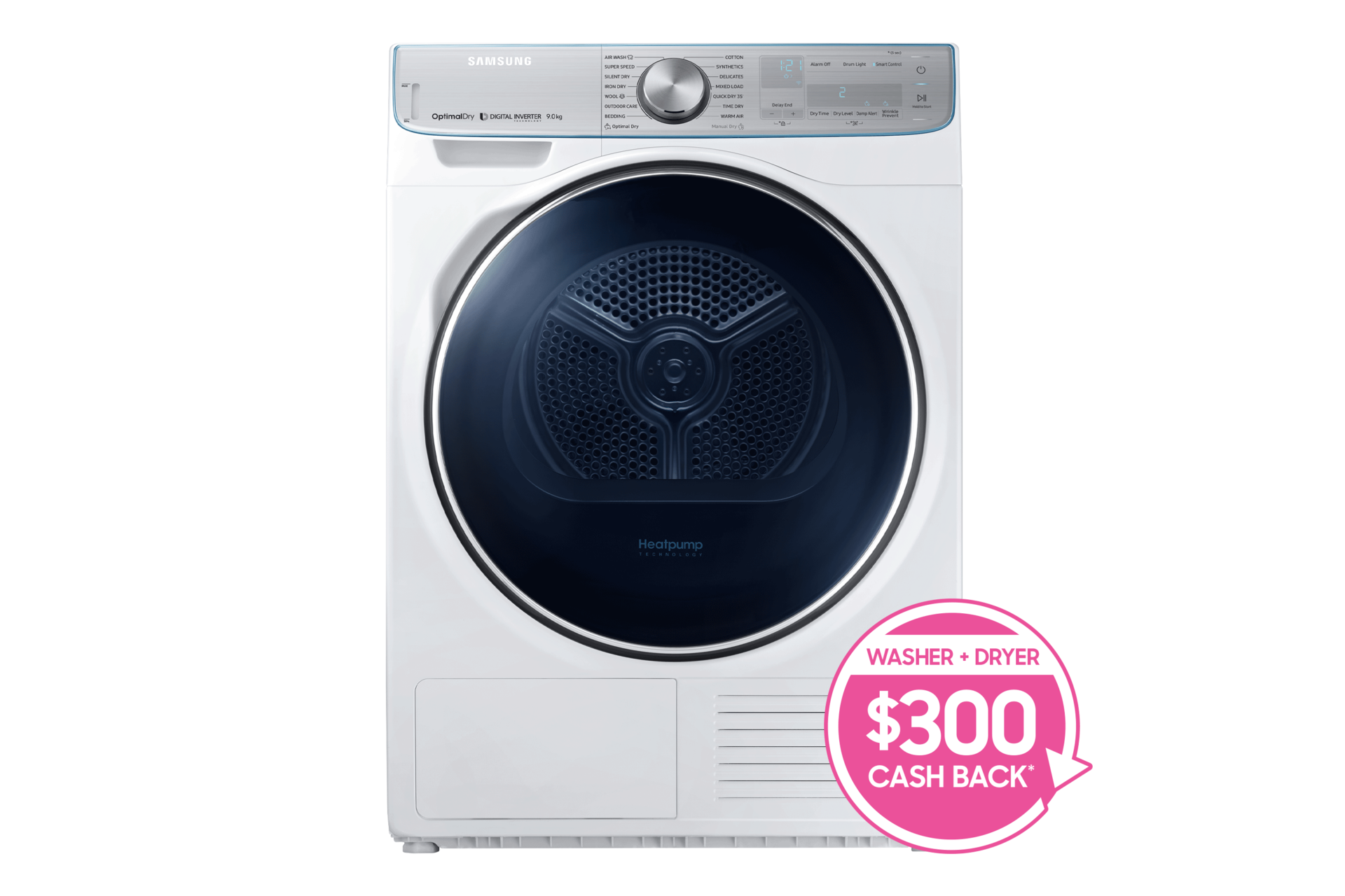 9kg Heat Pump Dryer DV90N8289AW Samsung Support Australia