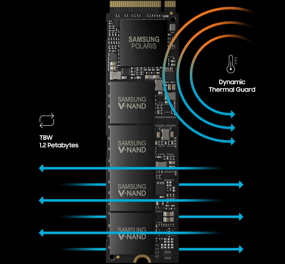 Dynamic Thermal Guard , TBW 1.2 Petabytes