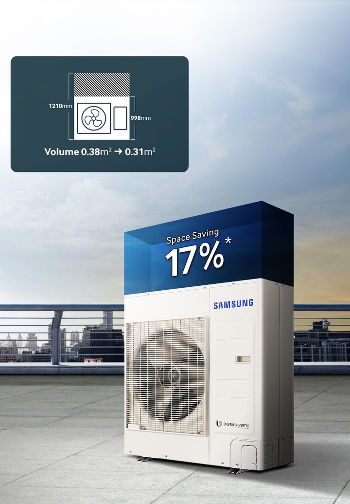 Dvm S Mini 1 Phase 14 0kw Single Fan Outdoor Am050kxmdeh Eu Samsung Business Au