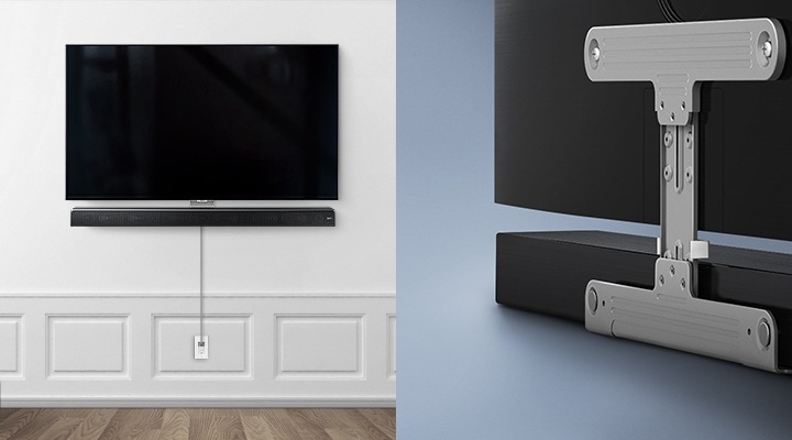 Samsung curved soundbar store mount