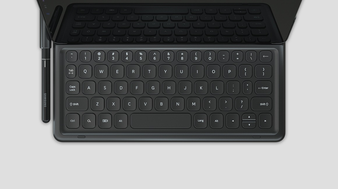 Samsung Tab S4 Keyboard Cover - Black (Black) | Samsung AU