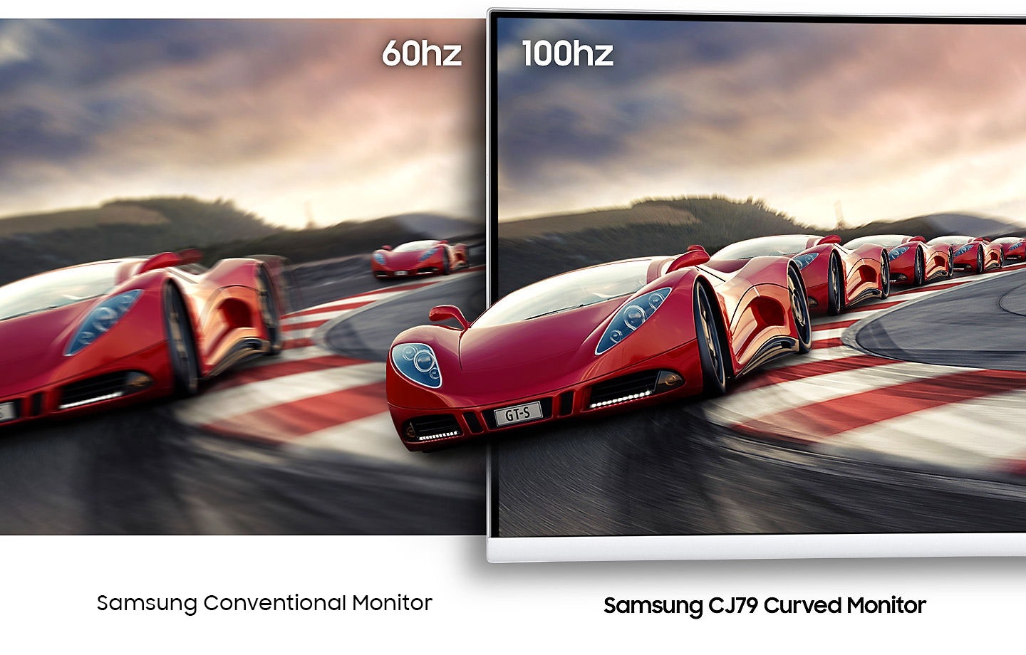 Fast 100 Hz Refresh Rate