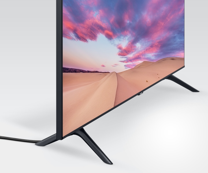 Clean lines, clean living. SAMSUNG 55" Crystal 4K Smart UHD TV UA55TU8000