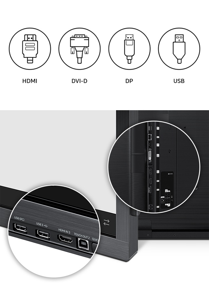 65 Q Series Touch Uhd Commercial Panel Qb65h Tr Lh65qbhrtbc Xy Samsung Business Au