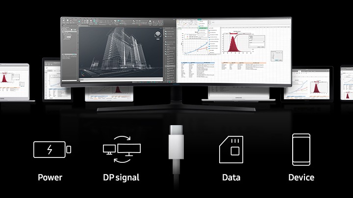 49 Curved Business Monitor With 32 9 Super Ultra Wide Screen C49j890dke Lc49j890dkexxy Samsung Business Au