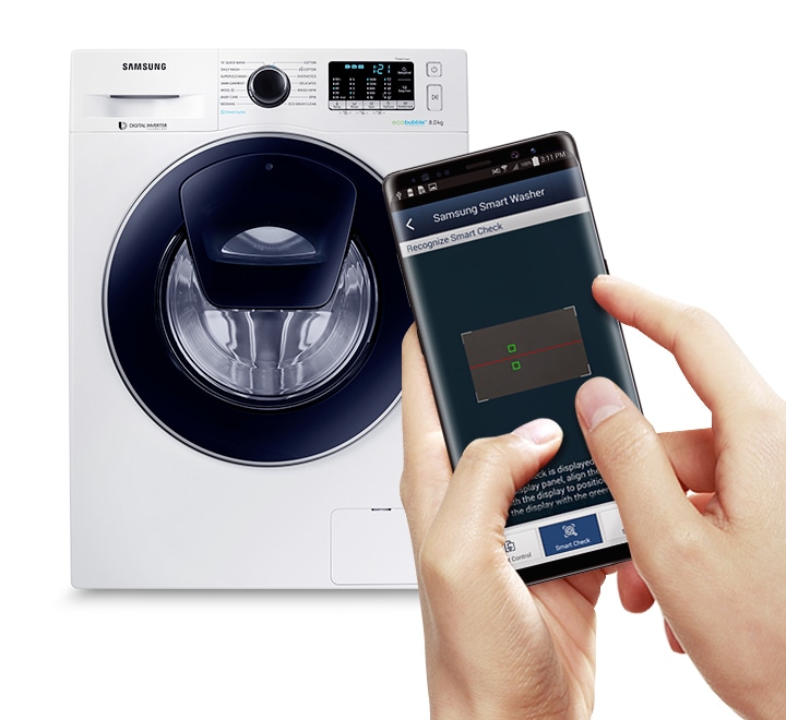 8 5kg Addwash Steam Front Load Washer Samsung Au