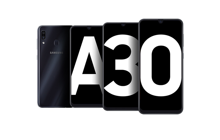 Galaxy A30 Black 64 GB au-