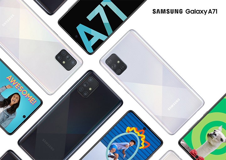 Samsung a71 silver price sale