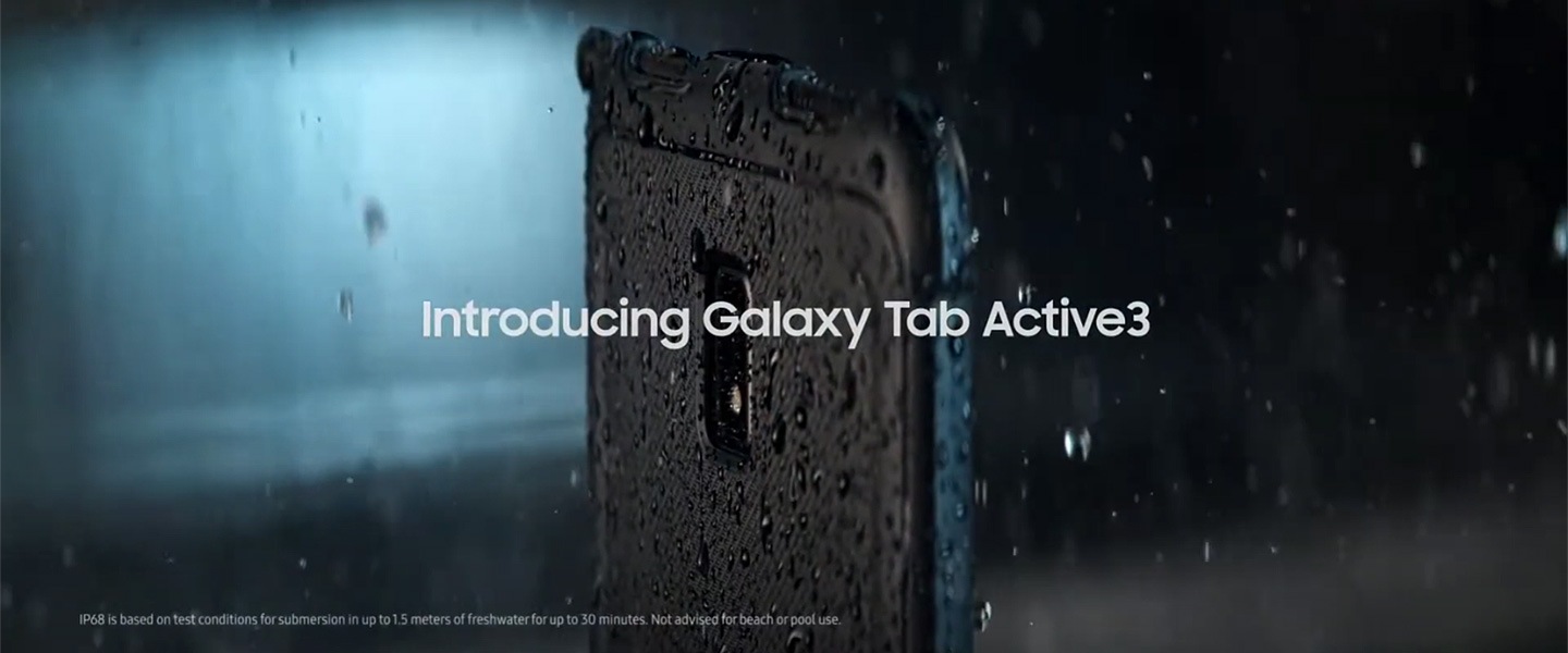 Galaxy Tab Active3 Wi Fi SM T570NZKEXSA Samsung Business Australia