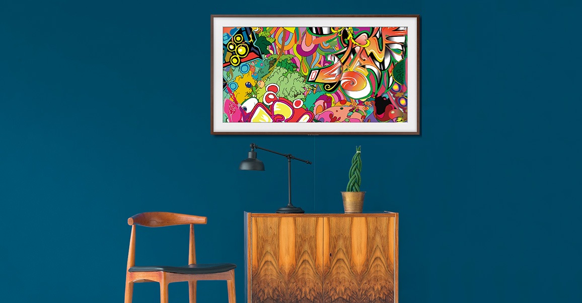 65" QLED 4K TV The Frame TV meets art Samsung Australia