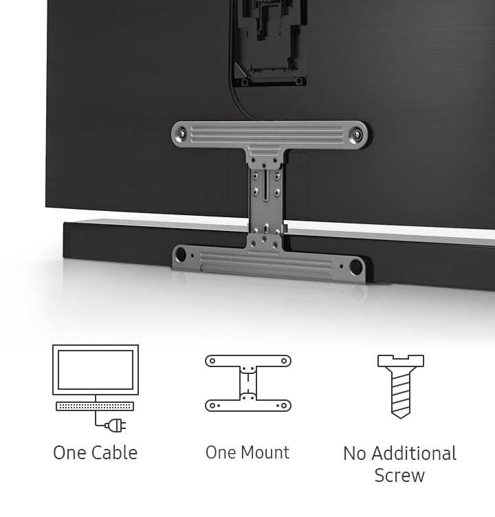 samsung mount soundbar hw ms650 kit seamless sound mounting cable audio separately sold smart package