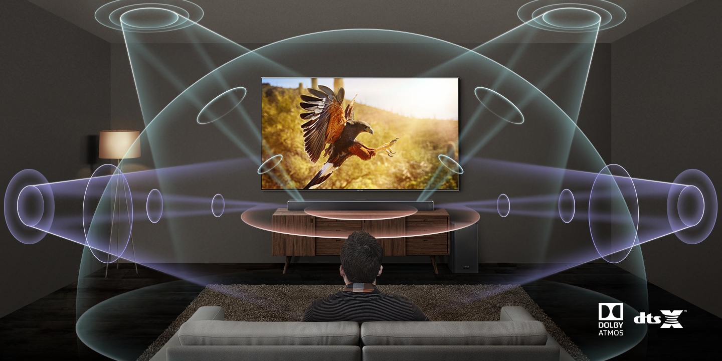 Immersive Sound with true 5.1.2ch sound