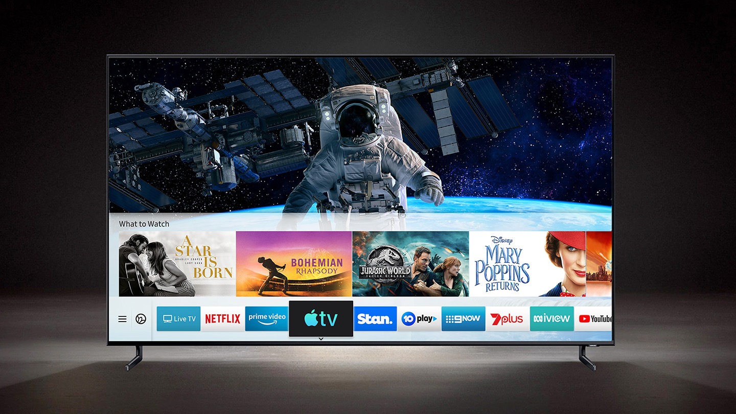 Watch Apple TV on QLED