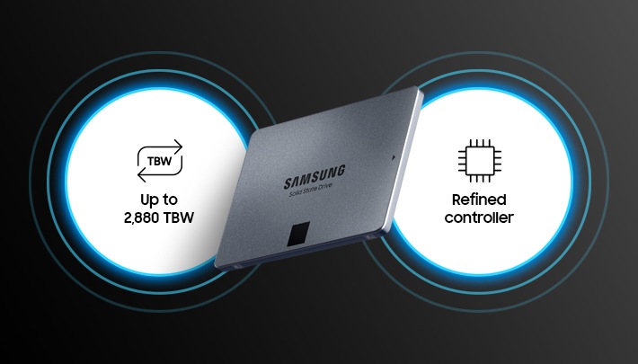 Samsung SSD 870 QVO, 8TB SSD, highest capacity SSD, SATA SSD 