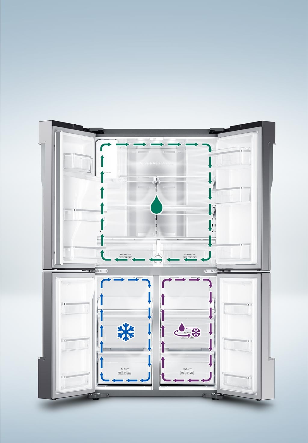 714L French Door Refrigerator SRF714NCDBLS