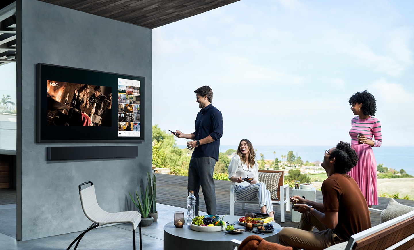 Perfect match for the Terrace TV