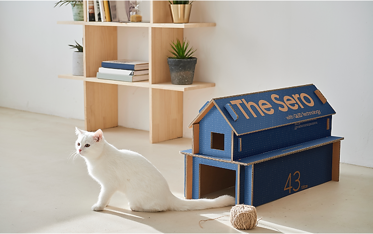 The Sero - Eco Packaging Cat House