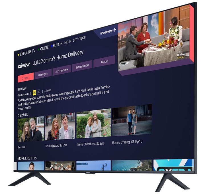 Freeview Plus . SAMSUNG 55" Crystal 4K Smart UHD TV UA55TU8000