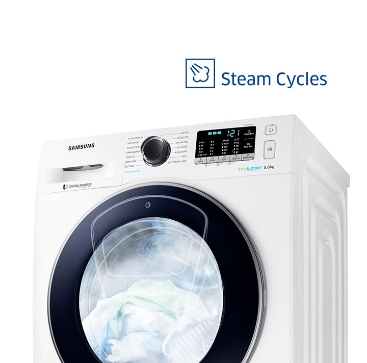 Samsung 8.5Kg AddWash Front Load Washing Machine with Steam WW85K54E0UW Electronics Centre