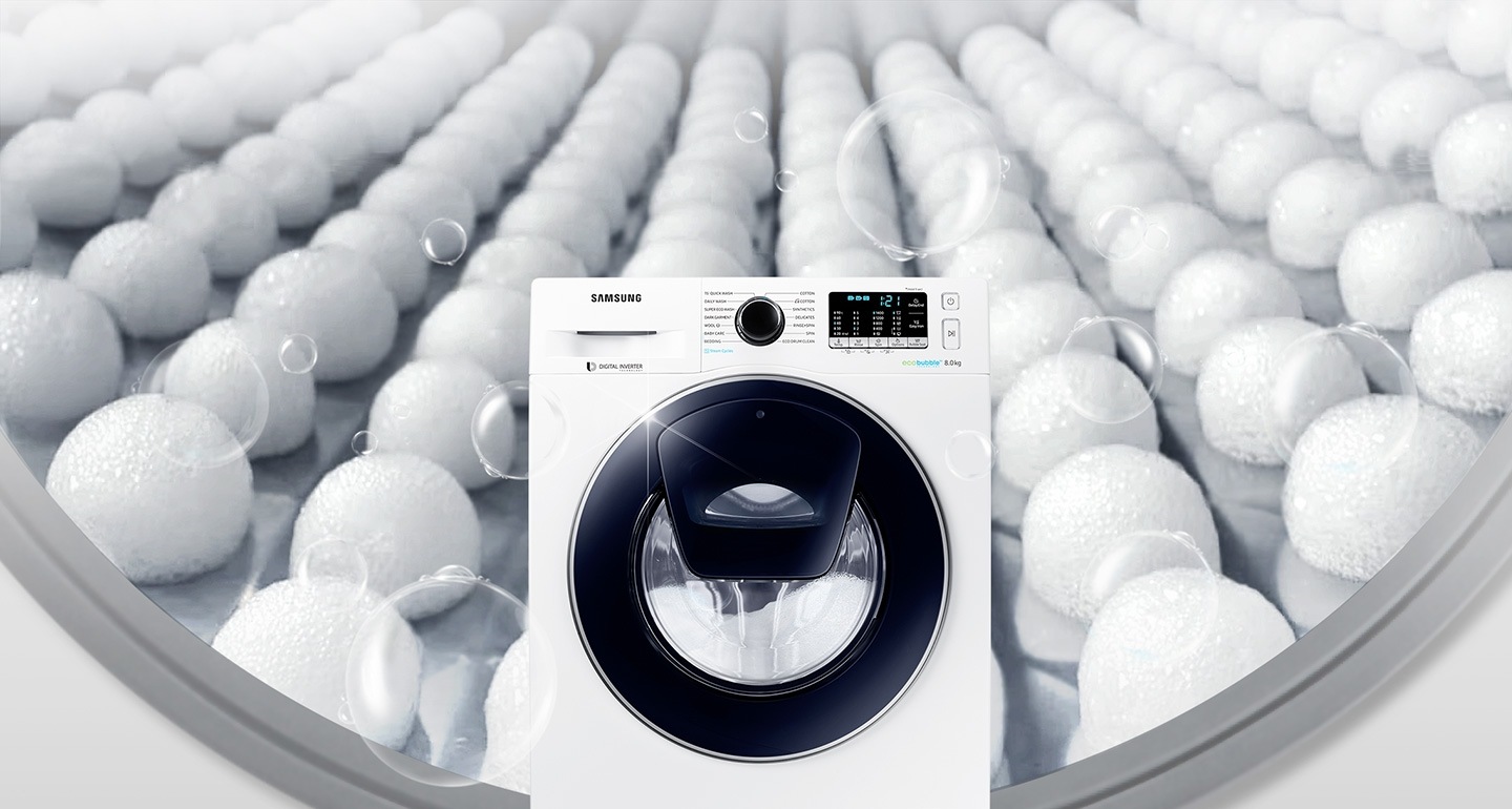 Samsung 7.5kg AddWash Front Load Washing Machine with Steam WW75K54E0UW