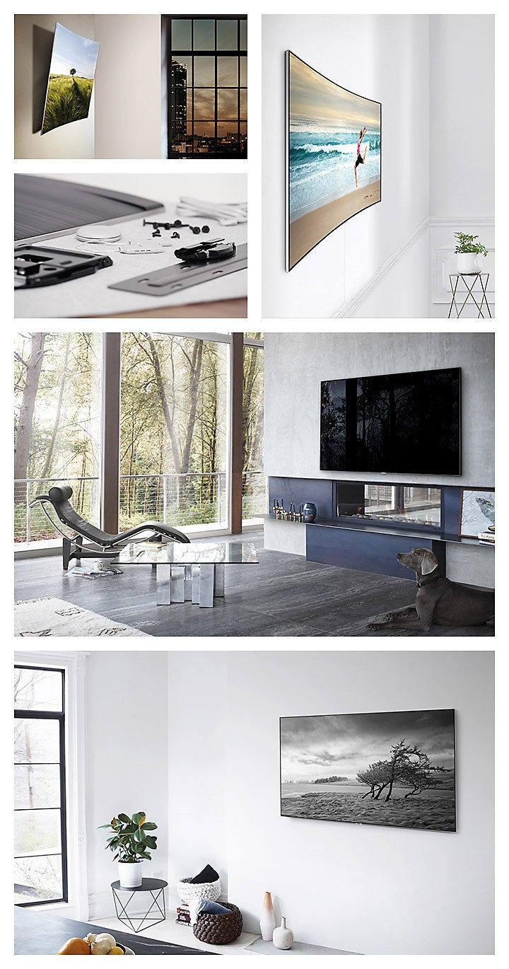 QLED WallMount for 49", 55" and 65" QLED TVs WMNM11EA/XY Samsung