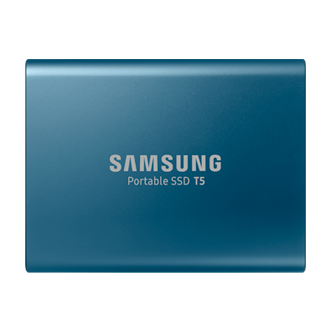 250GB Portable SSD T5 USB 3.1 Blue | Samsung Australia