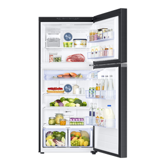 front-open-with-food black