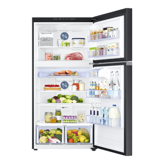 front-open-with-food black