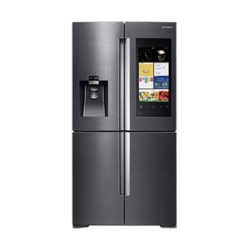 Samsung refrigerator with 2024 tv screen