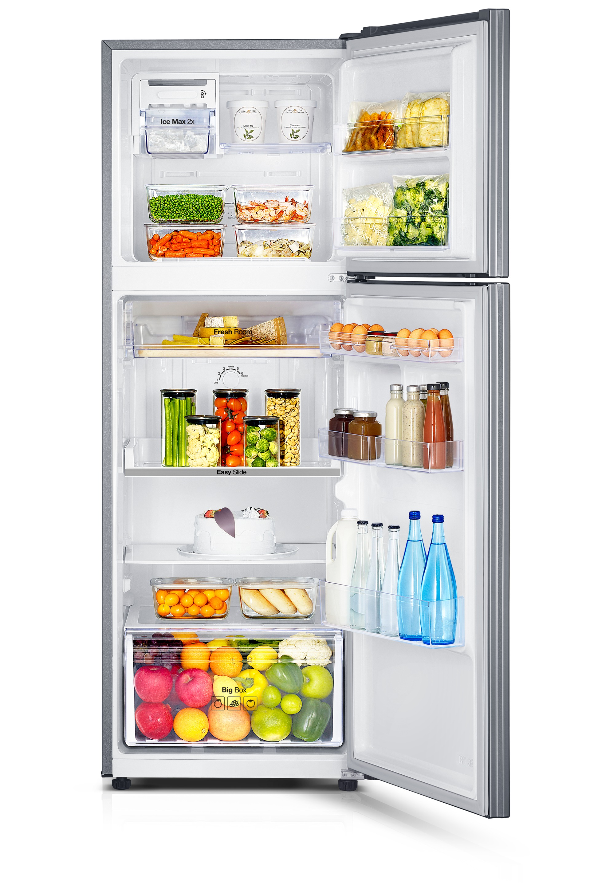 SR341MLS 341L Capacity Top Freezer Refrigerator with 3.5 Star Energy