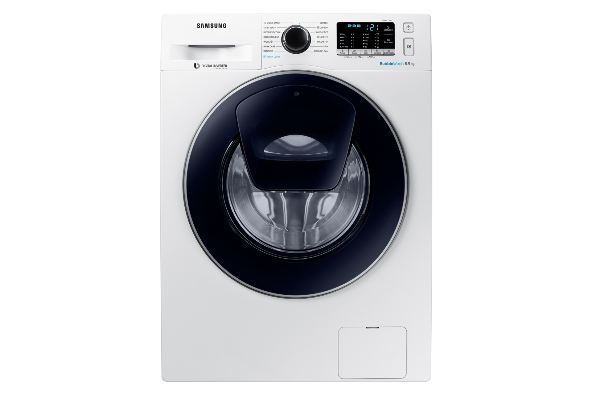 8.5 kg add wash ™ smart front load washer ww85t554daw