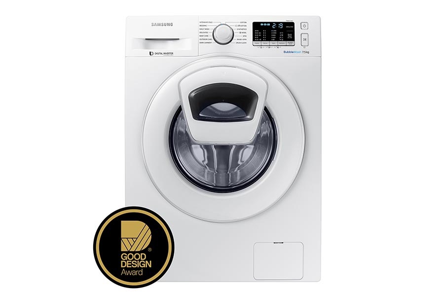 7.5kg AddWash™ Front Load Washer WW75K5210WW Samsung Support Australia