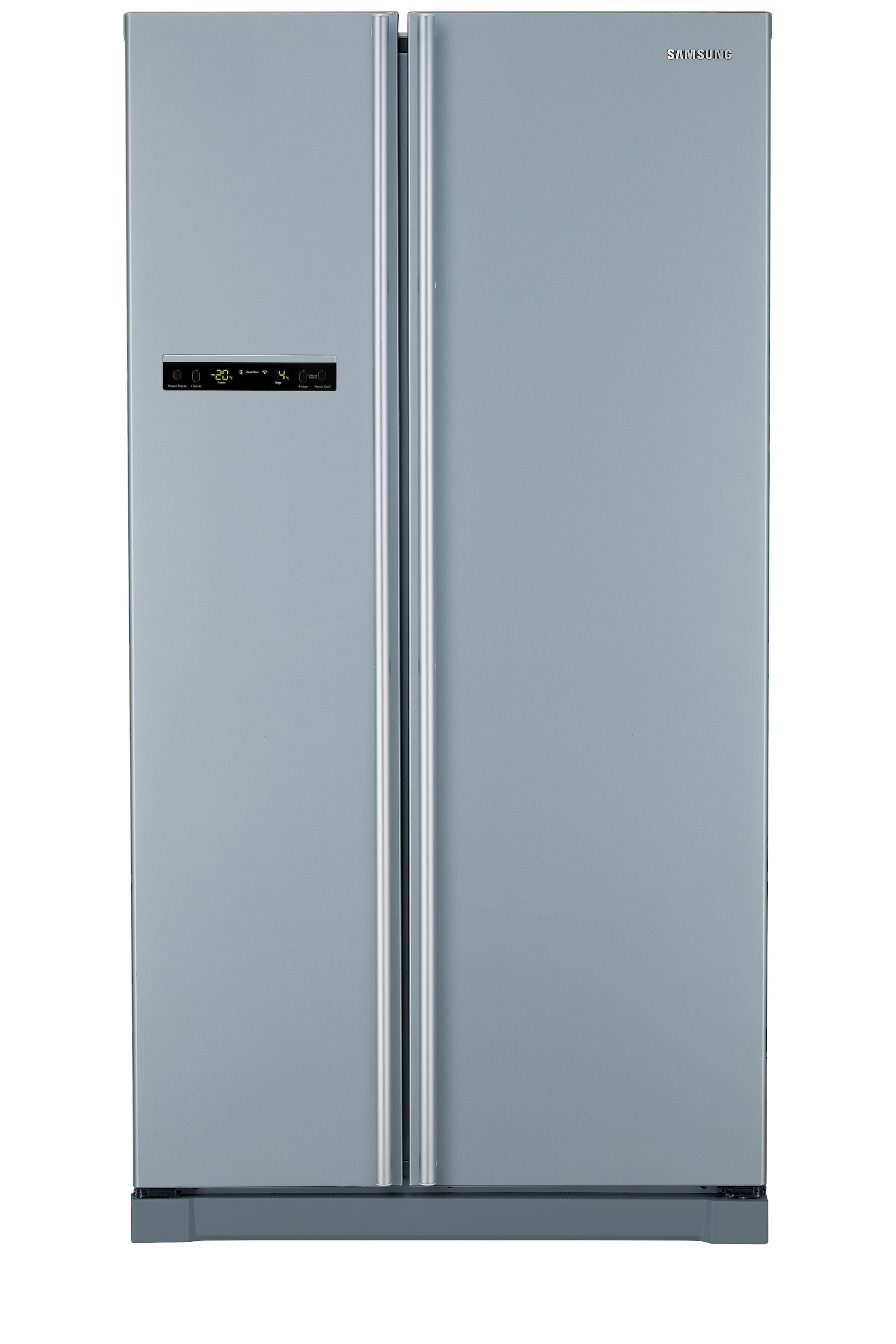 Srs584nls 584l capacity side by side door refrigerator with multi flow 