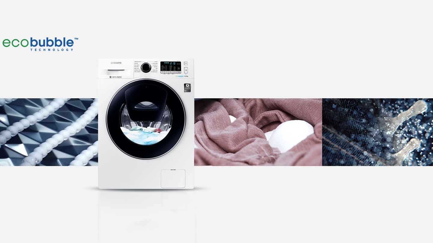 Bubbels Samsung AddWash wasmachine