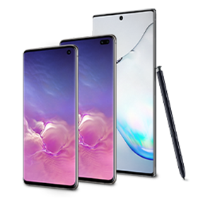 Temporairement avec d’un avantage supplémentaire de 100€  à l’achat d’un Galaxy S10/S10+/Note10+*