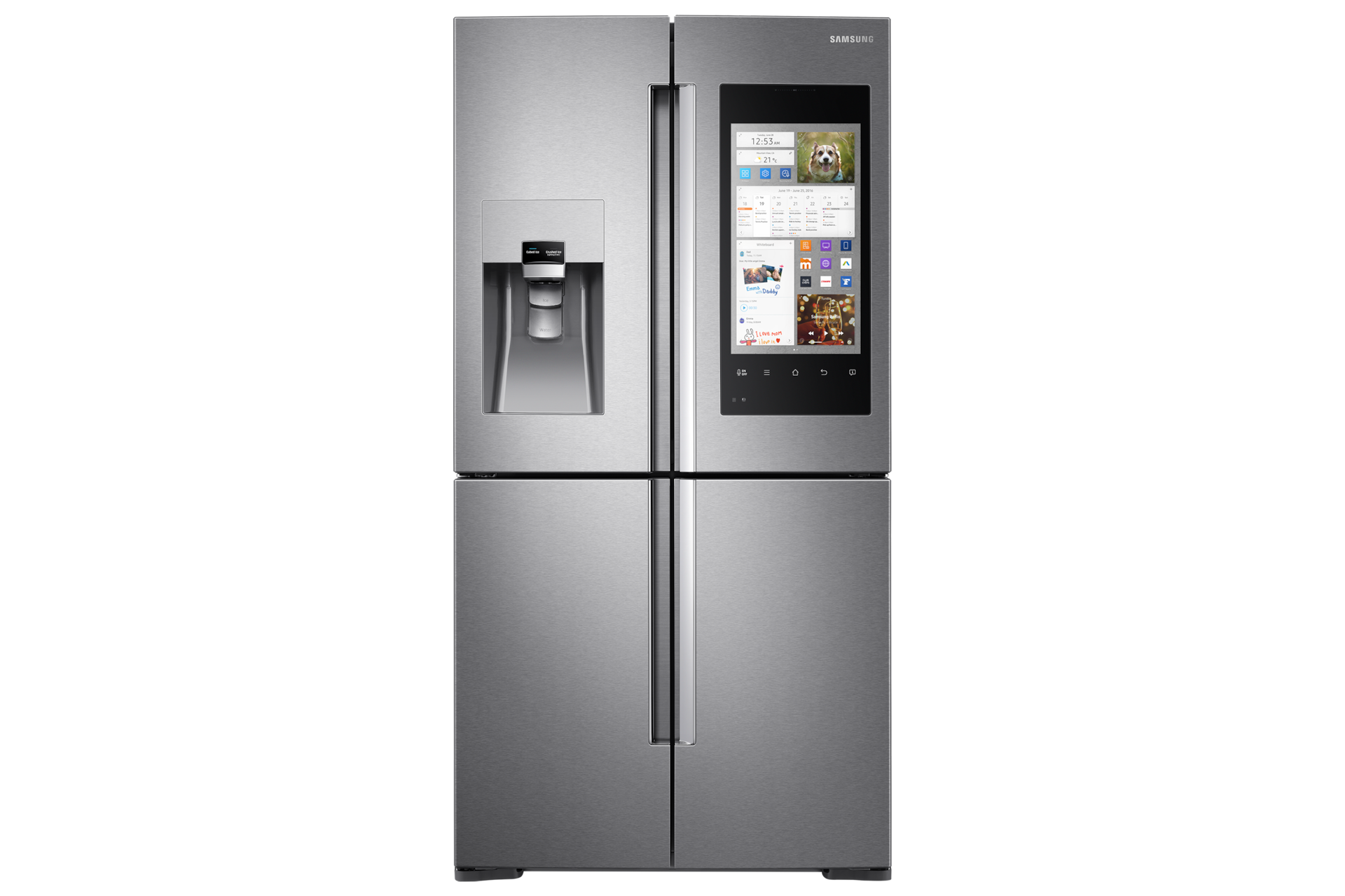 Samsung Family Hub (550 Liter) RF56M9540SR | Samsung
