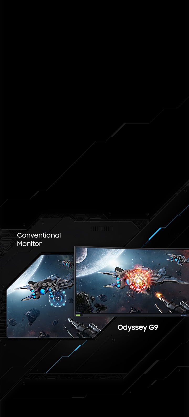 Samsung Odyssey G9 : l'écran gaming incurvé de tous les superlatifs