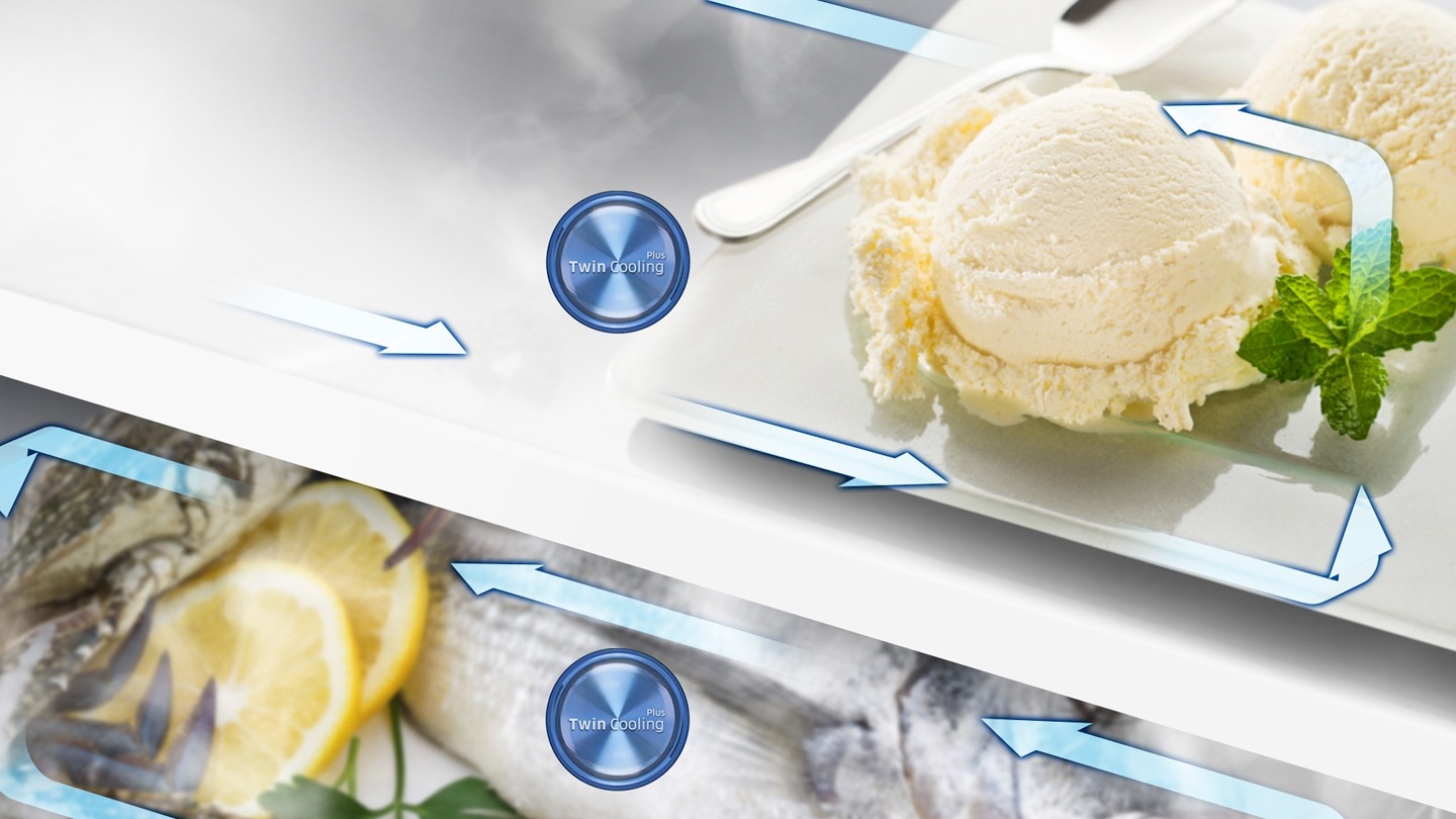 Aliments congelés aux saveurs naturelles, protégés des odeurs