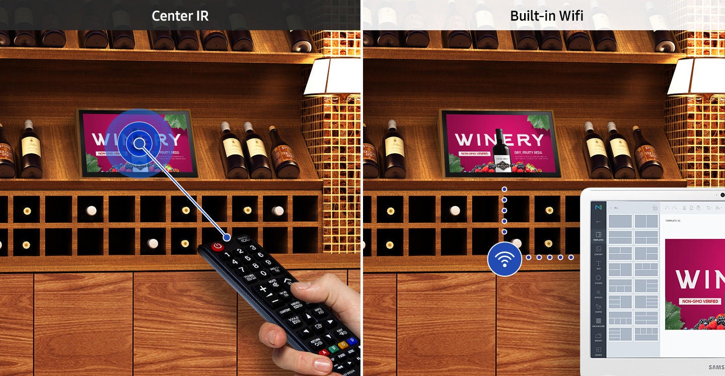 Удобно и лесно управление на дисплея